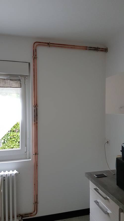 Chauffage central en cuivre appararent (5)